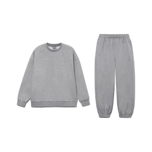 LiNing Training Series Set Unisex Heather Gray Brick+Gray