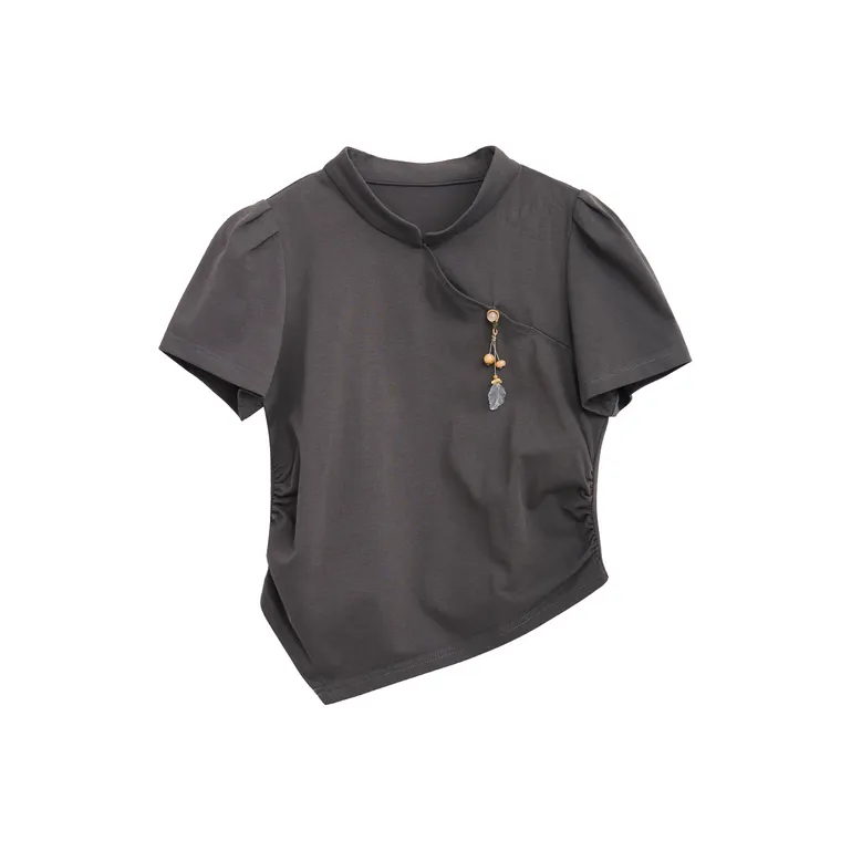 ZIHAN T-Shirt Women's Dark Gray-0