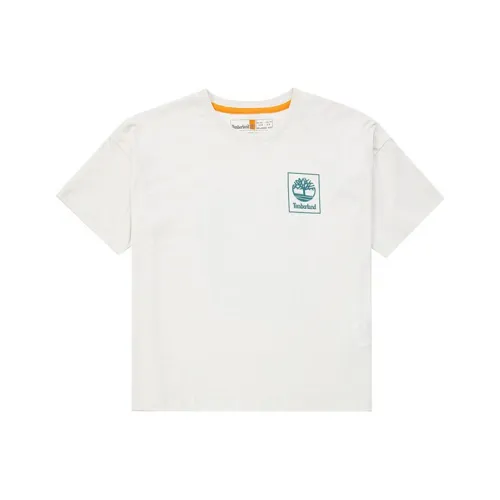 Timberland Crop Tops Women's White