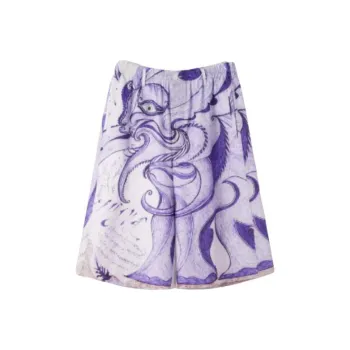 Lemaire Angkasapura Bermuda Shorts Casual Shorts Unisex Purple