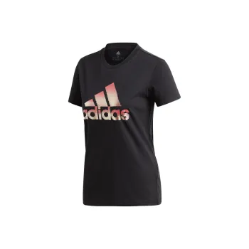 Adidas Set in Sleeve T Shirt Women's Black