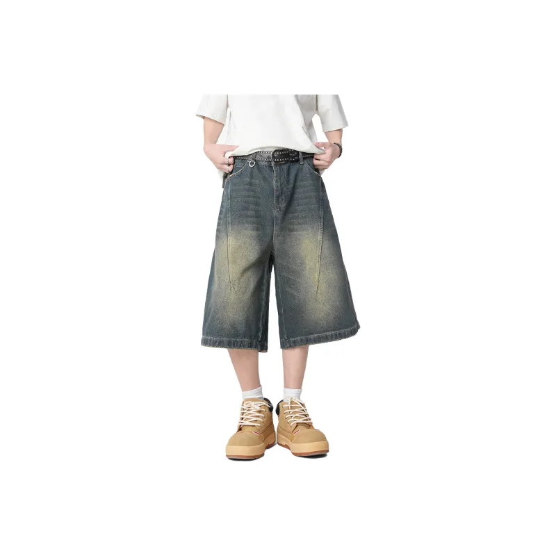 APUNCHLINEWORKSHOP Denim Shorts Unisex-0