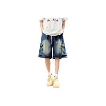 FONDLOOK Denim Shorts Men