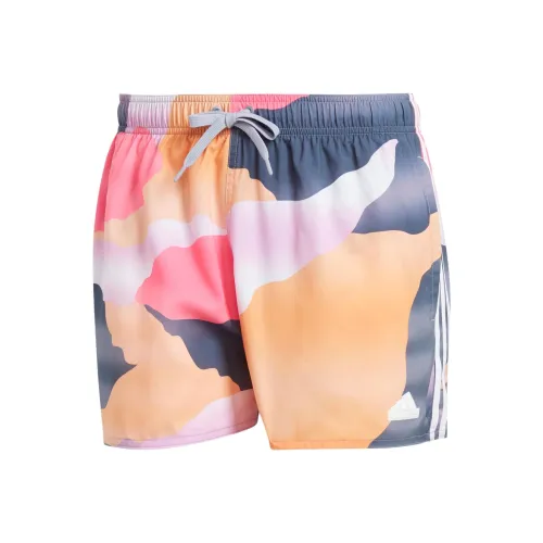 Adidas City Escape Camo 3-Stripes Cix Swim Shorts Swimming Shorts Men's Silver Purple