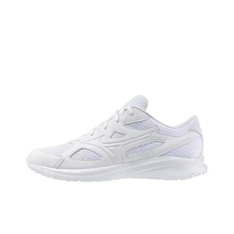 Mizuno Tradroad Anti Slip Wear Resistant Low Top Casual Running Shoes Unisex White-0