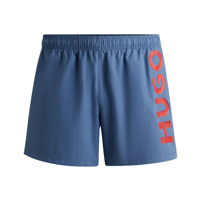 HUGO BOSS Logo Print Swim Shorts-0