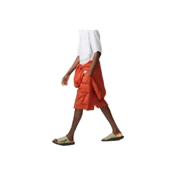 UNIQLO C Collection Cargo Shorts Men Orange