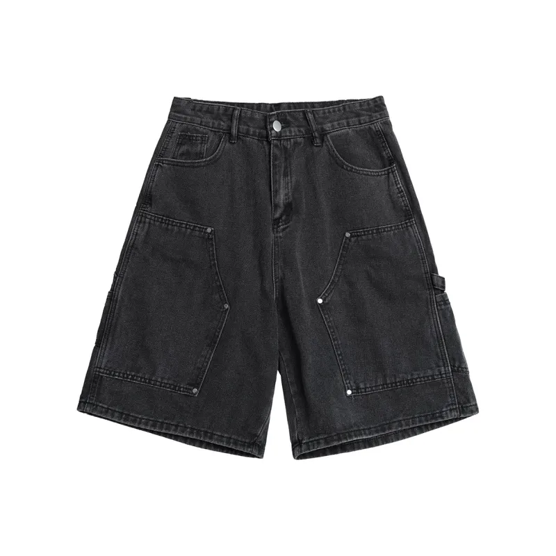 AMBER LIGHT Denim Shorts Unisex-3