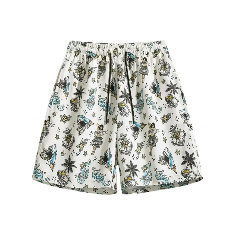 RASHOMONG Beach Shorts Unisex-2