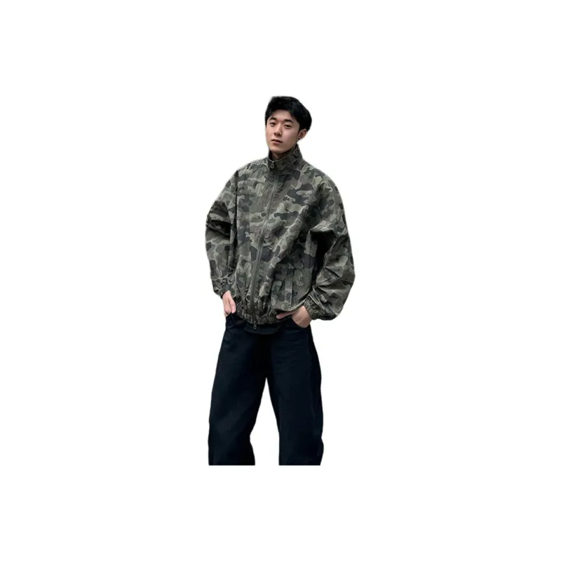 CORNILOT Jackets & Coats Unisex Green Camouflage-0