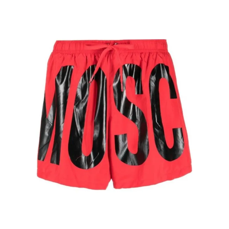MOSCHINO Swimming Shorts Men's Red-0
