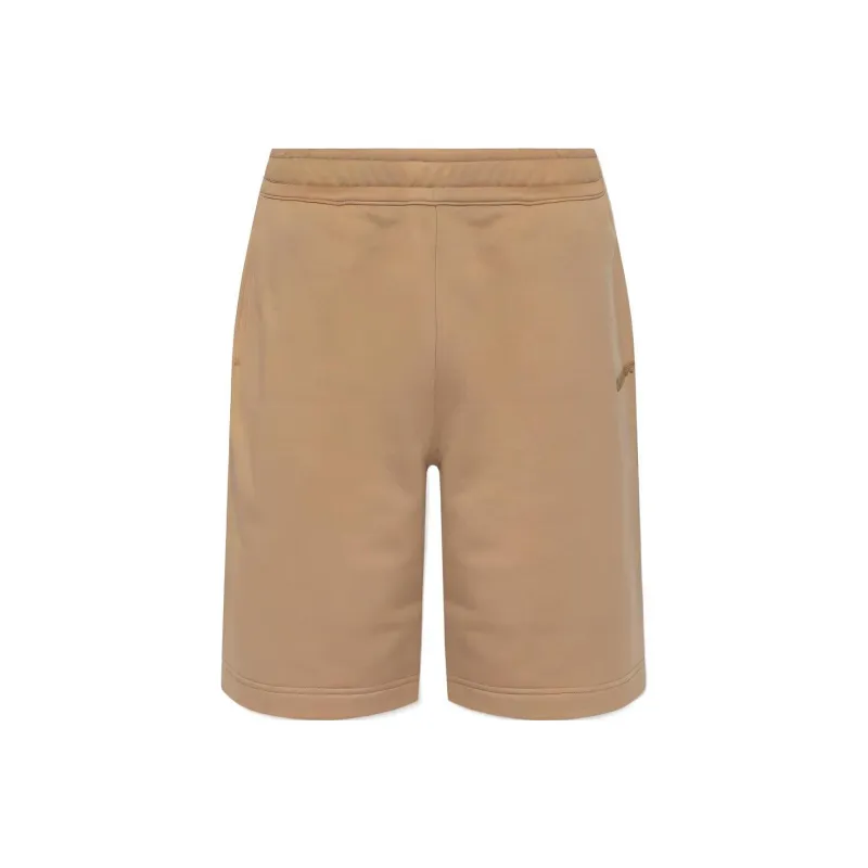 Burberry Logo Embroidered Bermuda Shorts-0
