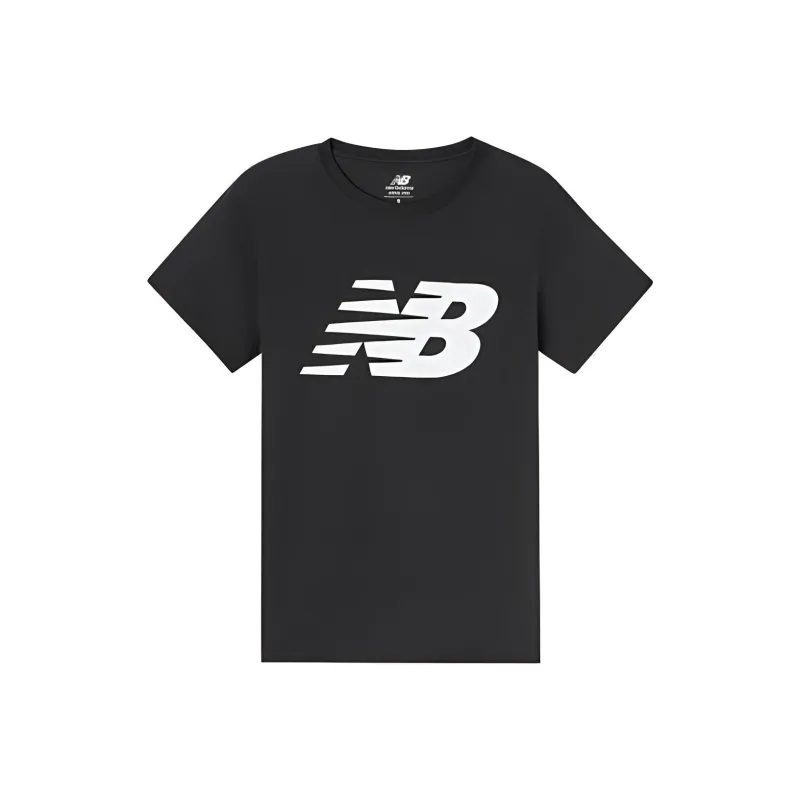New Balance Set in Sleeve T Shirt Women's Black-0