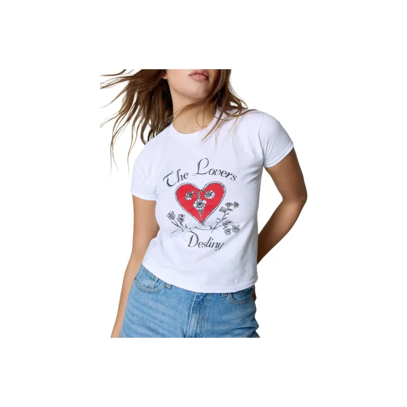 NASTY GAL T-Shirt Women's White-0
