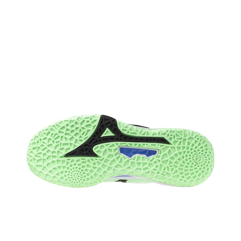 Mizuno Wave Stealth Neo Anti Slip Wear Resistant Low Top Training Shoes Men's Green White-4