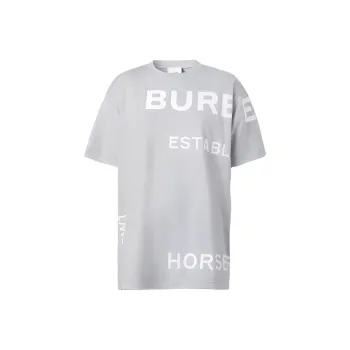 Burberry T Shirts Women's Light Heather Gray