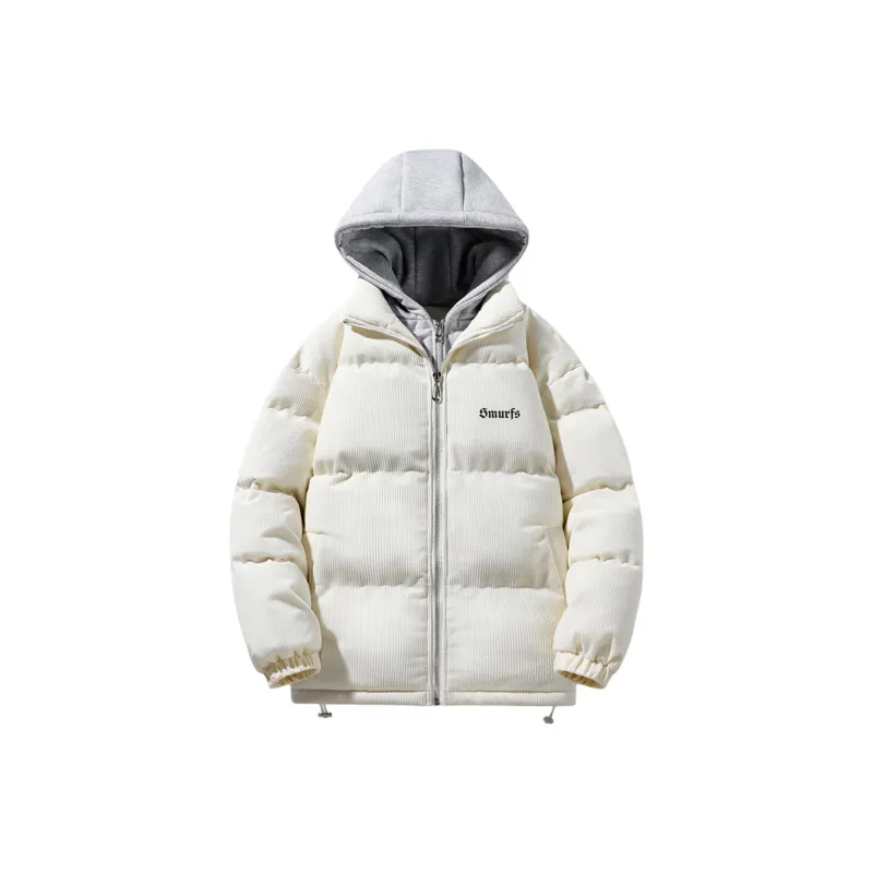 The Smurfs Puffer Jacket Unisex Black-8