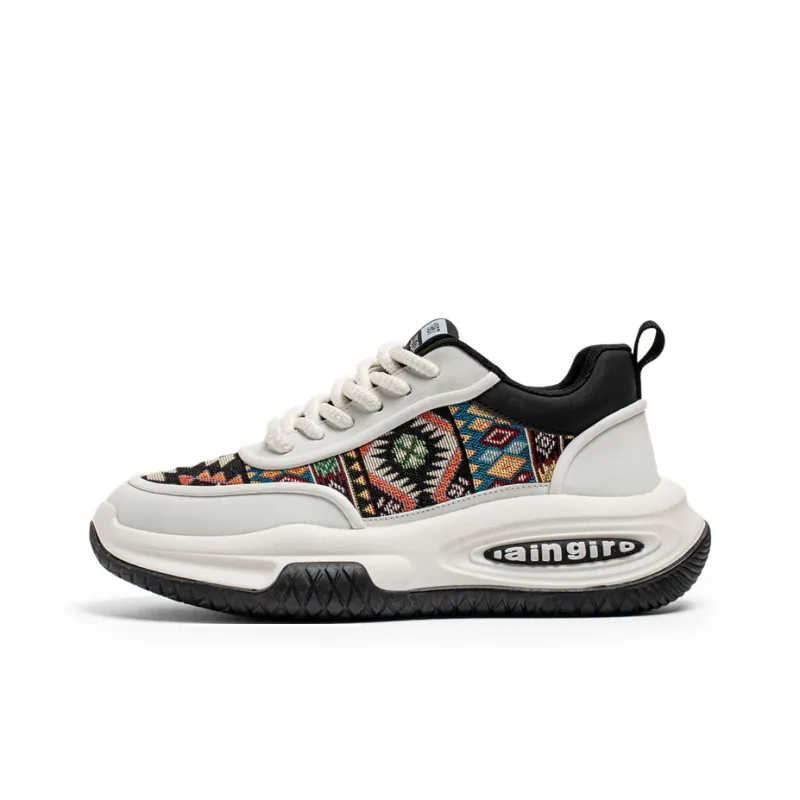 AD Height Increasing Slip Resistant Low Top Chunky Sneakers Men's-5