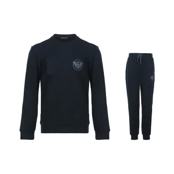 EMPORIO ARMANI FW22 Sweatshirt Set Men's Dark Blue