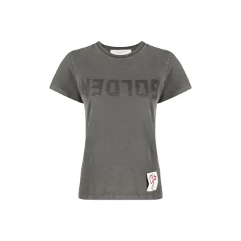 Golden Goose Logo Printed Crewneck T Shirt
