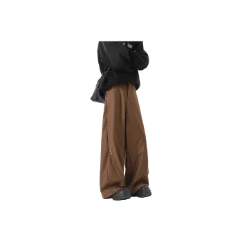 OPOX Casual Pants Unisex Coffee