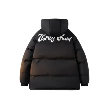 30BRAID Puffer Jacket Unisex Black