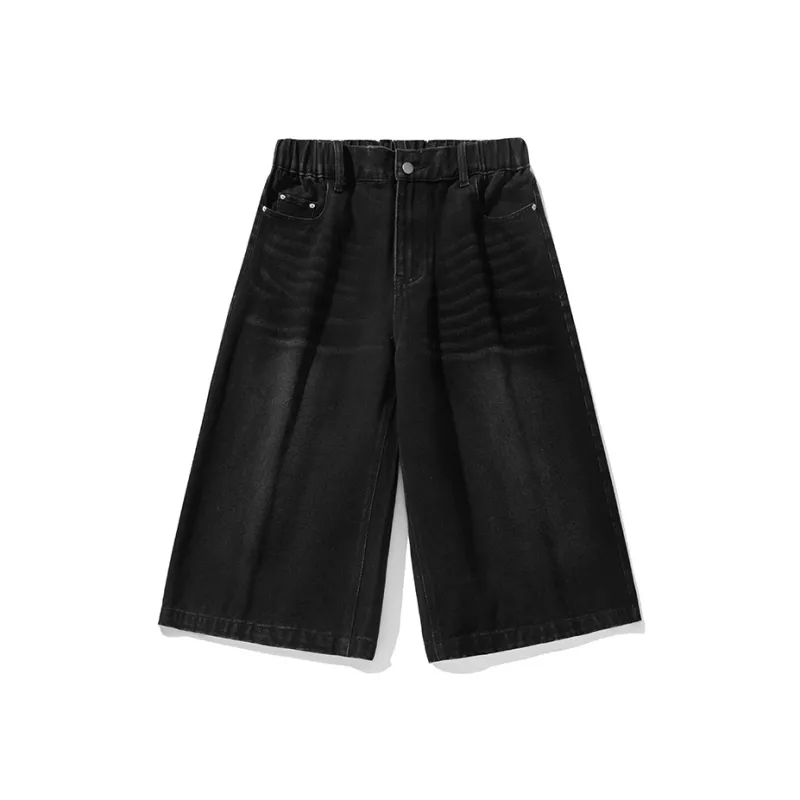 HOZZS Denim Shorts Unisex-0