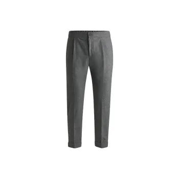 HUGO BOSS Stretch Flannel Tapered Fit Trousers