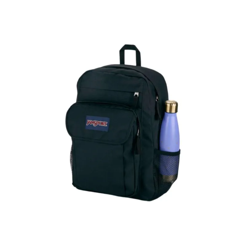 JanSport Polyester Backpack Unisex Black-1