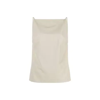 ST. AGNI Tank Tops Women's Sandy Beige