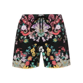 Camilla We Wore Folklore-print Swim Shorts