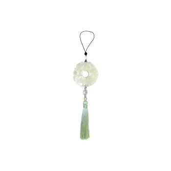 Tang Zhi Natural Serpentine Jade Pendants Unisex