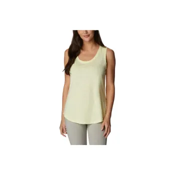 Columbia Tank Tops Women's Yellow