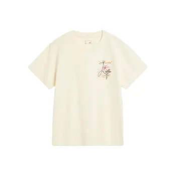 LiNing T Shirt Women's Light Antique Yellow
