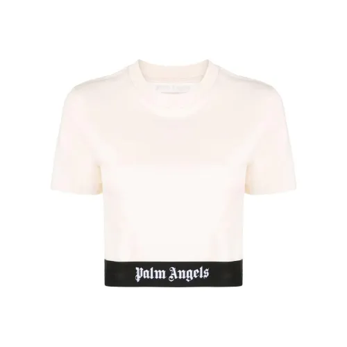 PALM ANGELS Crop Tops Women's Beige
