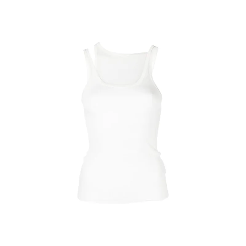 St.Agni Layered Lyocell Tank Top-0