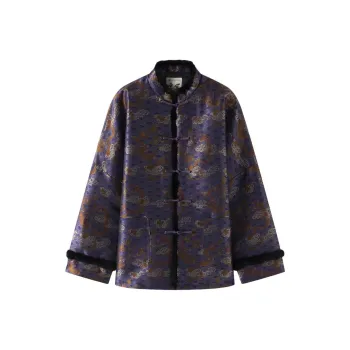 XUANSHENG Puffer Jacket Men's Purple