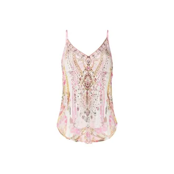 CAMILLA Fresco Fairytale Silk Tank Top