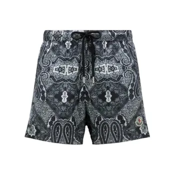 Moncler Casual Shorts Men Gray