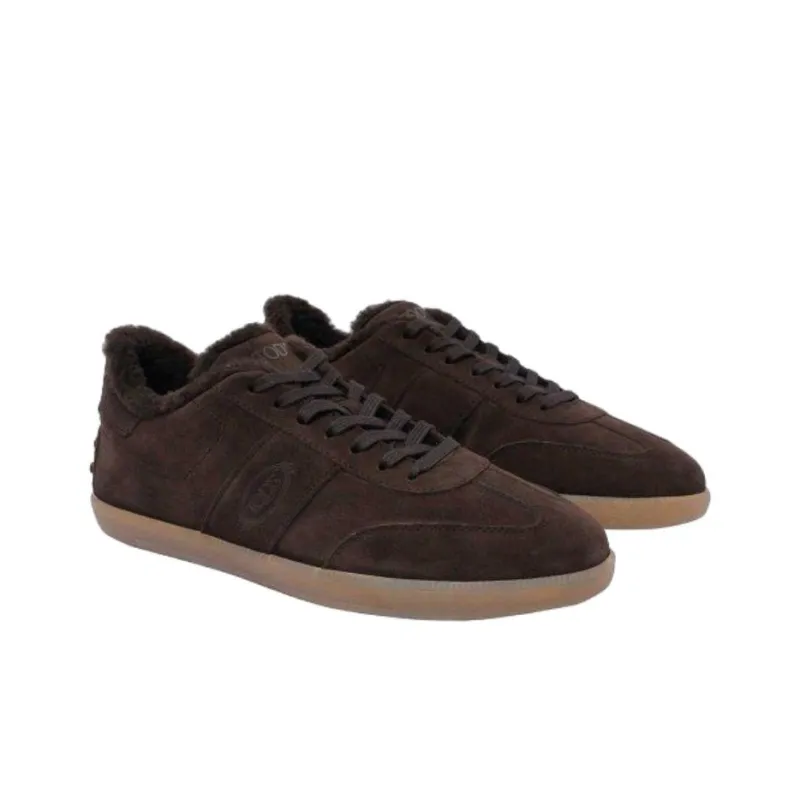 TOD'S Tabs Almond Toe Lace Up Sneakers-2