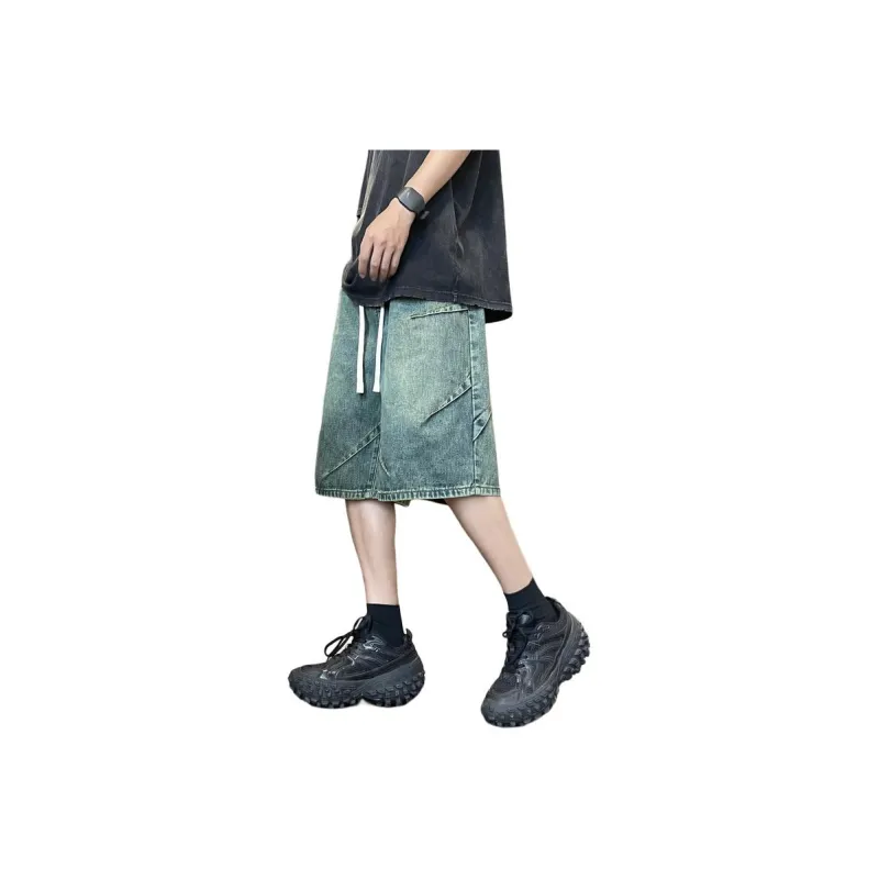 NEAR HERE Denim Shorts Unisex-6