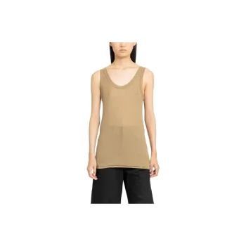 Lemaire Ribbed Silk jersey Tank Top