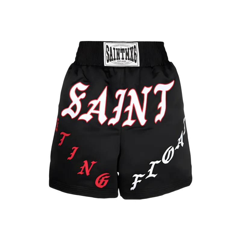 SAINT Mxxxxxx Casual Shorts Men Black-0