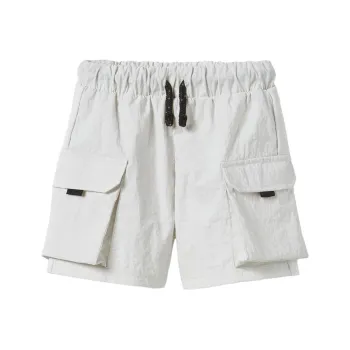 ZARA Casual Shorts Baby Ice White