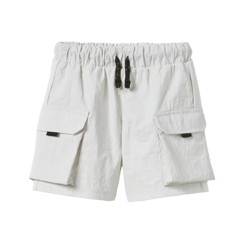 ZARA Casual Shorts Baby Ice White-0