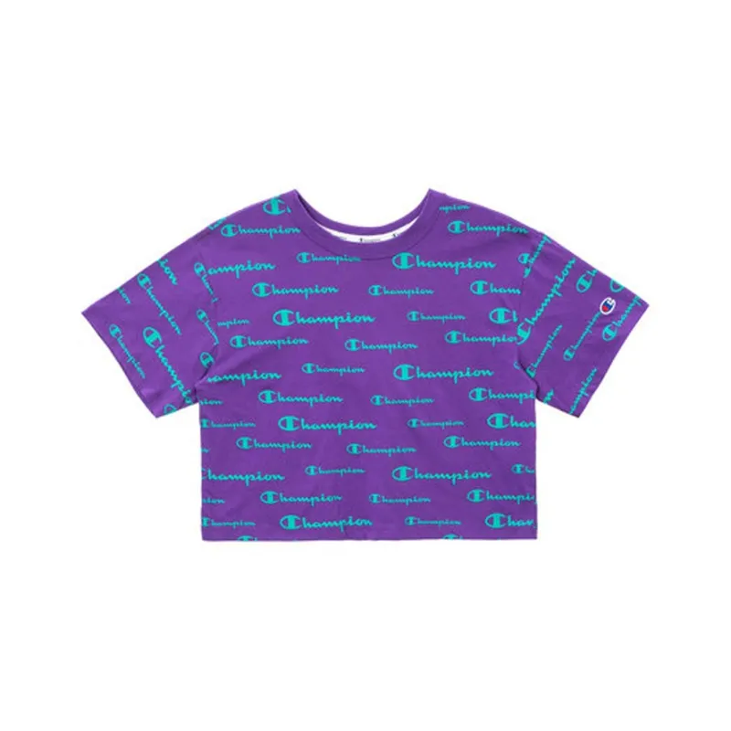 Champion T-Shirt Women's Purple Japan Version-0