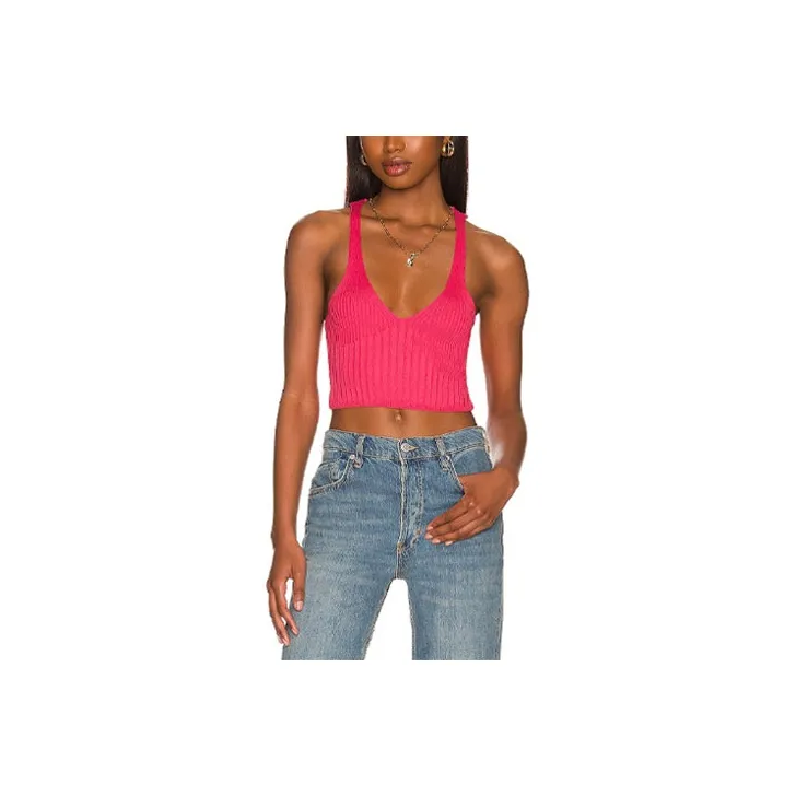 FREE PEOPLE Tank Tops Women's Pink-0