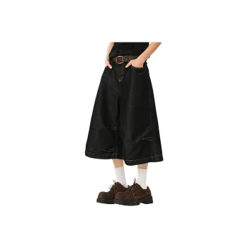 MARK WAFFLE Denim Shorts Unisex