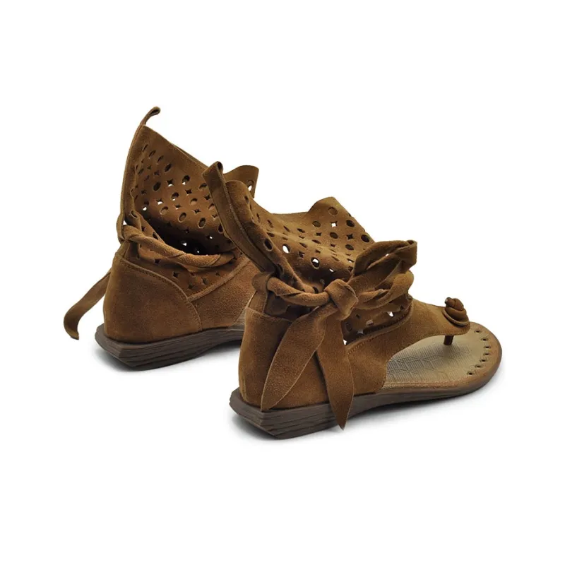 ARTMU Roman Sandals Women's Camel-5