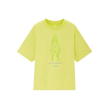 UNIQLO Sketch T Shirt US Women'ss Sizing Green